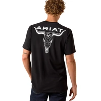 Mens Stipple Steer Classic Fit T-Shirt, Black