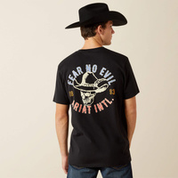 Mens Stitched Skull T-Shirt