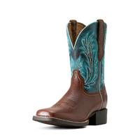 Womens Round Up Filly Boots, Loyal Blue