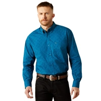 Ariat Mens Terrel Shirt, Dark Teal
