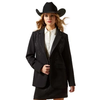Womens After Party Blazer, Black