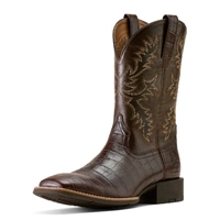 Mens Sport Latigo Wide Square Toe, Croc Print