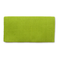 36&quot; x 34&quot; San Juan Solid Saddle Blanket, Lime Green