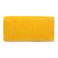36&quot; x 34&quot; San Juan Solid Saddle Blanket, Yellow