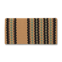 38&quot; x 34&quot; Canyon Land Saddle Blanket, Tan