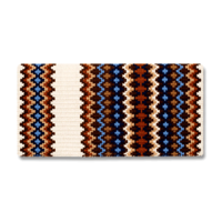 Gemini, Cream/Rust/Periwinkle