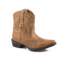 Womens Dusty Leather, Burnished Tan