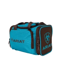 Vanity Bag, Turquoise/Brown