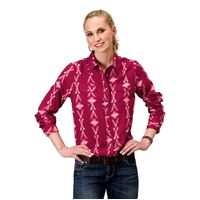 Womens Five Star Wine Aztec Shirt