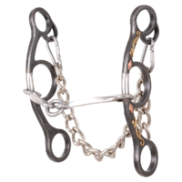 Sherry Cervi Diamond Short Shank, O Ring Square Snaffle Bit