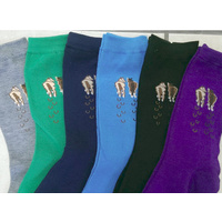 Hoof Prints Crew Socks