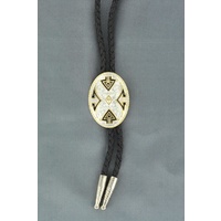 Bolo Tie Aztec Design