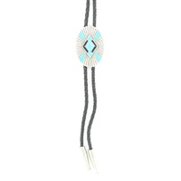 Bolo Tie Southwestern Turquoise