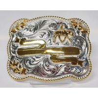 Buckle Plain Square, English Horse