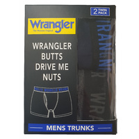 Mens Wrangler Trunks (2 Pack)