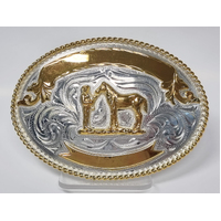Buckle Large Oval, Halter Horse