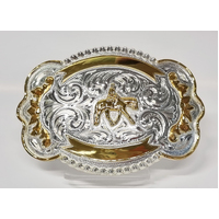 Buckle Fancy Oval, English Horse