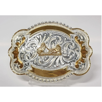 Buckle Fancy Oval, Team Roping