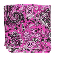 Wild Rag 100% Silk, Paisley Purple