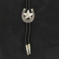 Bolo Tie Horseshoe Star