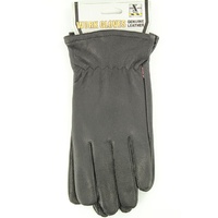 Mens Goatskin Work Gloves, Black