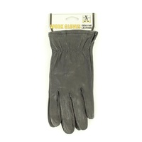 Ladies Goatskin Work Gloves, Black