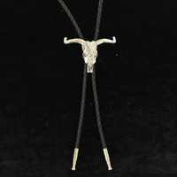 Bolo Tie Longhorn Skull