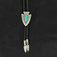 Bolo Tie Turquoise Arrowhead