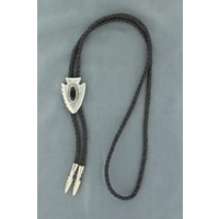 Bolo Tie Black Arrowhead