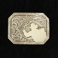Rectangle Cowboy Roping Buckle