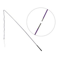 2 Piece Black Lunge Whip 160cm