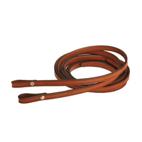 Split Reins Full Double &amp; Stitched 5/8&quot;, Chestnut