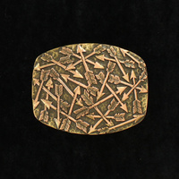 Brass &amp; Copper Arrow Buckle