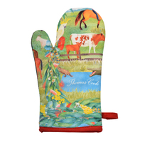 Farmyard Oven Mitt &amp; Pot Holder Set