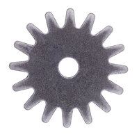 Brushed Metal 16 Point Rock Grinder Spur Rowels