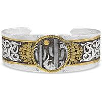 Midnight Rendezvous Cactus Cuff Bracelet