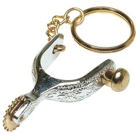 Embossed Spur Keyring