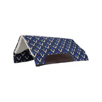 Navajo Fleece Lined Pad, Blue Arrow