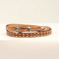 Tapered Embossed Laced Hatband