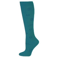 Over the Calf Socks, Western Turquoise