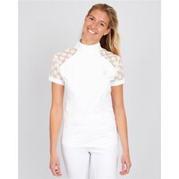 Jasmine Lace Shirt, White