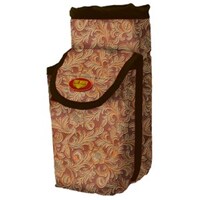 Bottle Saddle Bag, Tooled Leather Print