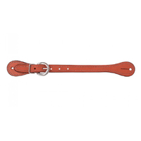 Ladies Plain Leather Spur Straps, Med Oil