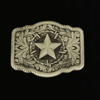 Antique Silver Star Buckle