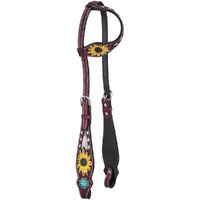 Sunflower Hair-On One Ear Bridle