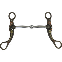 Antique Medium Shank Snaffle Bit