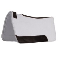 30&quot; x 30&quot; Koda Felt Wither Relief Saddle Pad, White