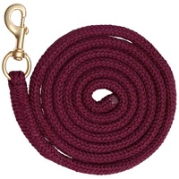 Braided Lead Rope, Burgundy