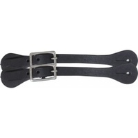 Childs Straight Spur Straps, Black