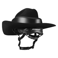 7X Felt RideSafe Helmet, Black